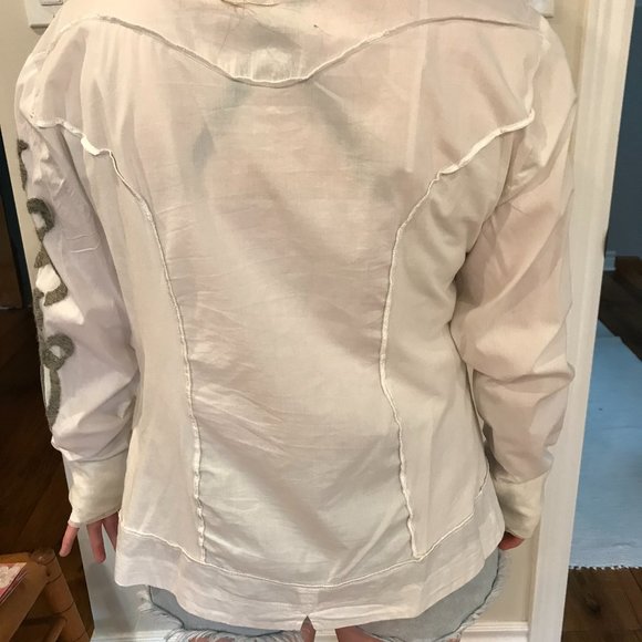 Button up long-sleeved shirt (bohemian style) - Picture 7 of 8